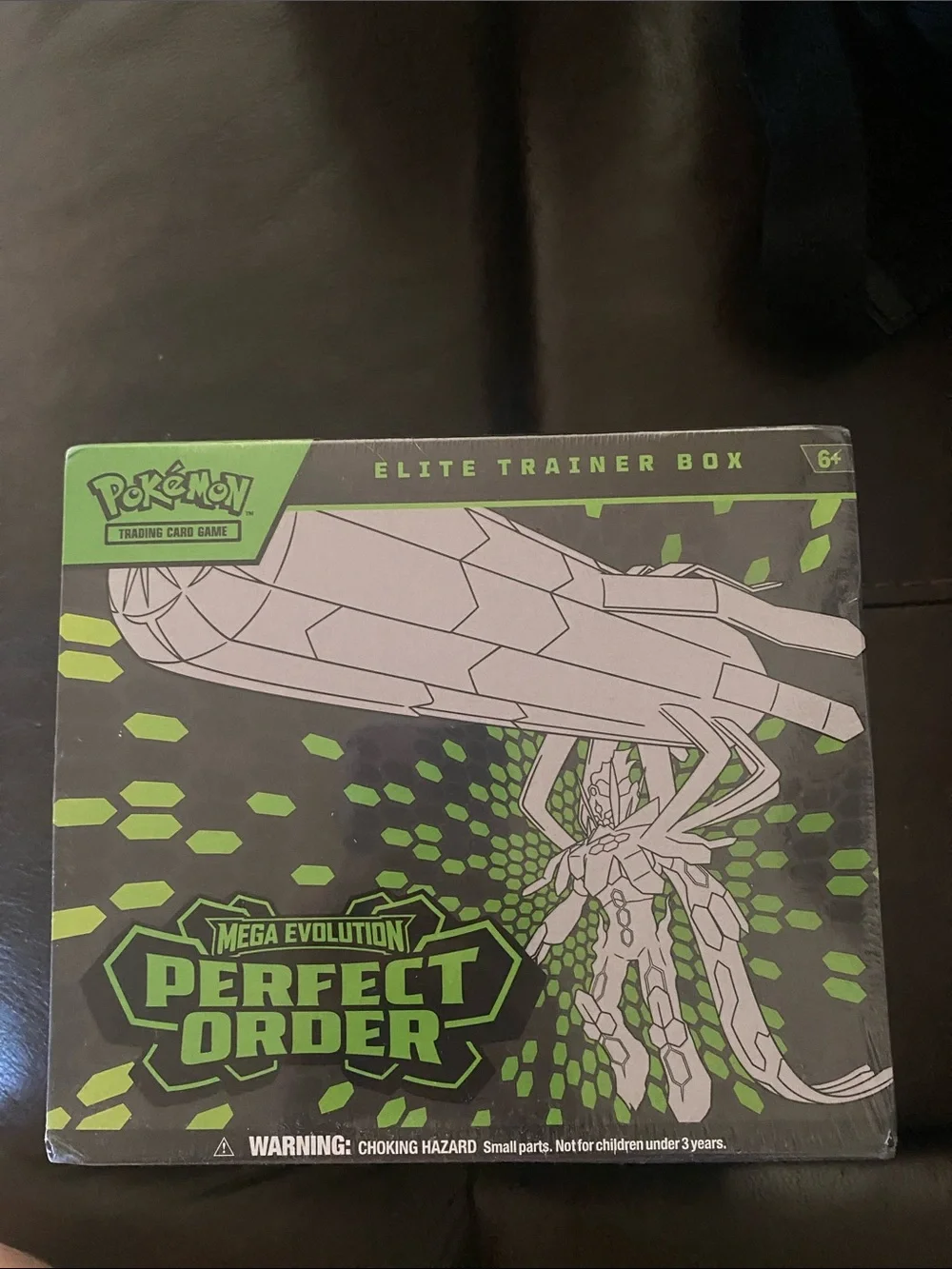 Pokemon Elite Trainer Box Mega Evolution Perfect Order - Black & Lime Green